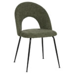 SILLA VERDE TEJIDO METAL CONTRACT