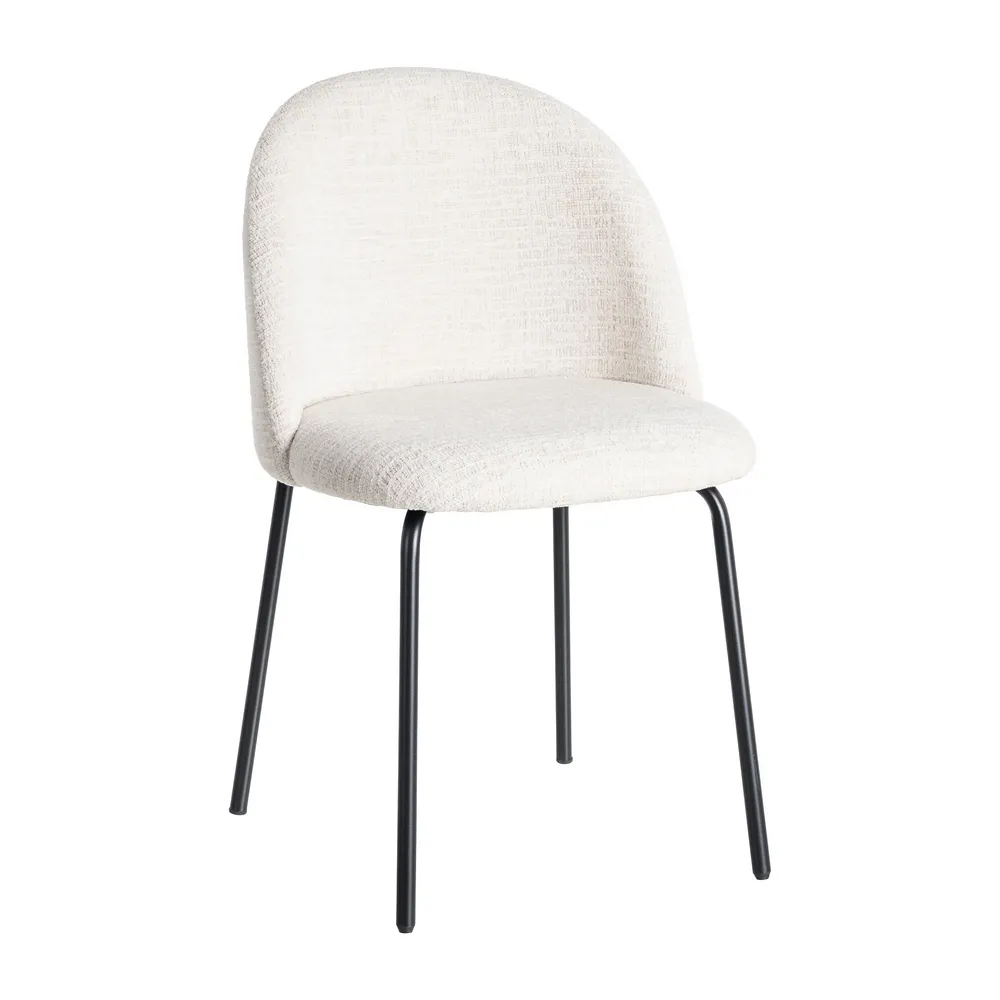 615392-01.webp SILLA CREMA TEJIDO METAL CONTRACT - Imagen 1