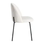 SILLA CREMA TEJIDO METAL CONTRACT - Imagen 4