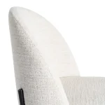 SILLA CREMA TEJIDO METAL CONTRACT - Imagen 6
