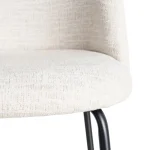 SILLA CREMA TEJIDO METAL CONTRACT - Imagen 7