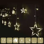 CORTINA ESTRELLAS 138 LED CÁLIDO - Imagen 2