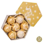BOLAS SET 7 MEMORY CIERVOS ORO 720473