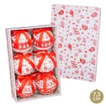 BOLAS SET 6 MEMORY HO-HO BLANCO 720476