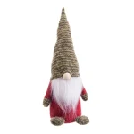 MUÑECO PAPA NOEL DE PIE ROJO-VERDE