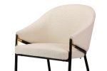 SILLÓN BOUCLÉ BEIGE MARSELLA - Imagen 5