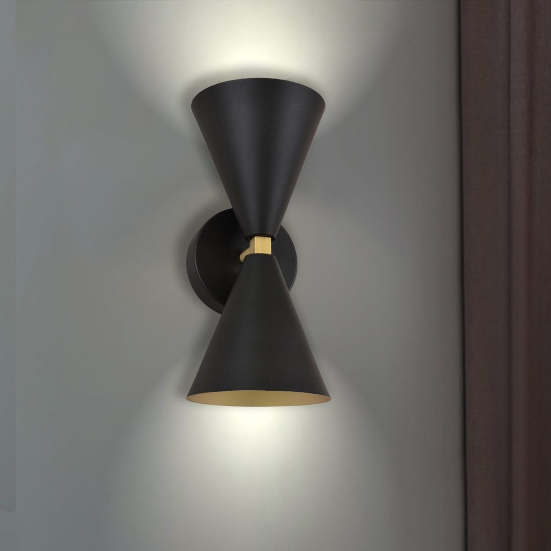 APLIQUE-CONO.jpg APLIQUE 2 LUCES DIÁBOLO - Imagen 1