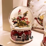 BOLA DE NIEVE PAPA NOEL CON MÚSICA 15X20CM - Imagen 2