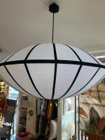 COLGANTE MESUSA XL LINO BLANCO+CINTAS NEGRAS 75D - Imagen 3