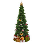 VELA ÁRBOL NAVIDAD DECORADO GR 28CM