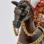 CANDELABRO CASCANUECES A CABALLO VERDE - Imagen 4