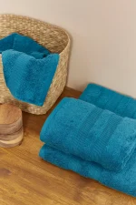 ELEGANCE AZUL PETRO. TOALLA BAÑO IX100150 - Imagen 3