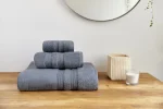 ELEGANCE GRIS OSC. TOALLA MANOS CZ050100 - Imagen 3