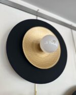 APLIQUE LUNA DORADO/NEGRO - Imagen 2