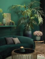 VELA CON PLATO DORICA GREEN 10X20CM - Imagen 2