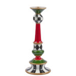 CANDELABRO ARLEQUÍN SCACCHI 35CM