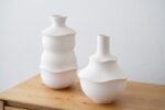 JARRON CERAMICA ALEN ALTO BLANCO MATE - Imagen 5