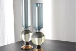 CANDELABRO TUBO CRISTAL COLOR GRANDE - Imagen 3