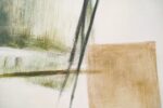 CUADRO ABSTRACTO TRAZOS OLIVA N2 - Imagen 2