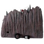 DIORAMA ESCENA DE MONTAÑA CON NIÑOS PATINANDO - Imagen 6