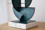 ESCULTURA ABSTRACCIÓN N3. VERDE Y AZUL - Imagen 3