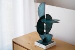 ESCULTURA ABSTRACCIÓN N3. VERDE Y AZUL - Imagen 4