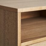 MESITA DE NOCHE NATURAL MADERA-METAL - Imagen 4