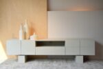 MUEBLE TV ROBLE BLANCO ROTO MATE - Imagen 5