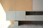 MUEBLE TV ROBLE BLANCO ROTO MATE - Imagen 4