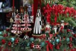 ORIGAMI DECORO PINO BLANCO/ROJO 20CM - Imagen 2