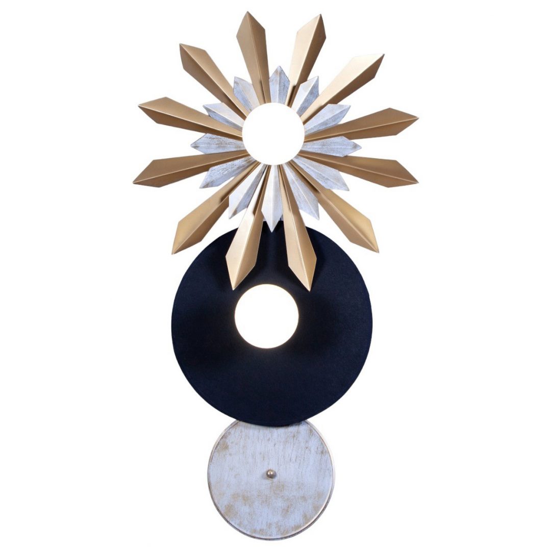 ref.-1744-1.jpg APLIQUE TRIPLE ALTURA DORADO/BLANCO ORO - Imagen 1