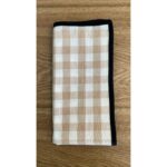 SET 6 SERVILLETAS CUBA BEIGE VIVO BIES NEGRO