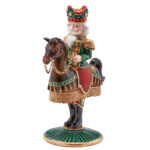 CANDELABRO CASCANUECES A CABALLO VERDE