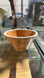 BOWL PEQUEÑO MADERA BORDE ESMALTADO BLANCO 2314306 - Imagen 2