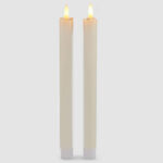 SET 2 VELAS LED TOUCH BLANCO 25CM