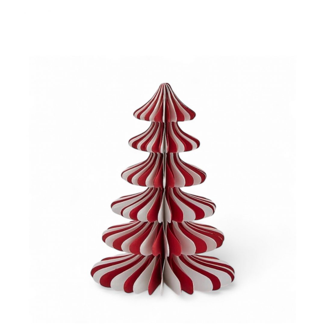 thumbnail_Photoroom_20251014_231714-1.jpg ORIGAMI DECORO PINO BLANCO/ROJO 20CM - Imagen 1