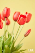 RAMILLETE TULIPÁN ROJO 40CM - Imagen 5