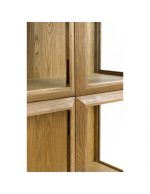 VITRINA ROBLE NATURAL Y CRISTAL MARE-1 100X45X205CM - Imagen 4