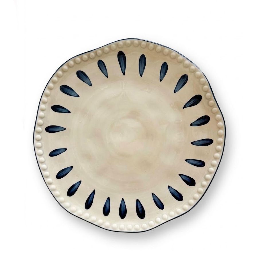 plato-llano-domitilla-azul DOMITILLA JUEGO SEIS PLATOS LLANOS AZUL - Imagen 1