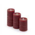 VELA ON/OFF SOPLIDO ROJA PEQ 10CM