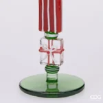 CANDELABRO CRISTAL NAVIDAD REGALO GRANDE - Imagen 2