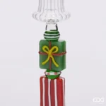 CANDELABRO CRISTAL NAVIDAD REGALO GRANDE - Imagen 4