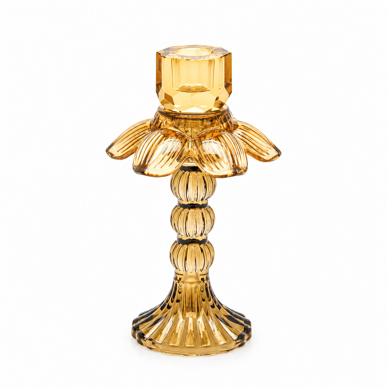candelabro fiore gr CANDELABRO CRISTAL FIORE GRANDE - Imagen 1