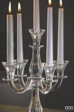 CANDELABRO 5 LUCES CRISTAL - Imagen 4