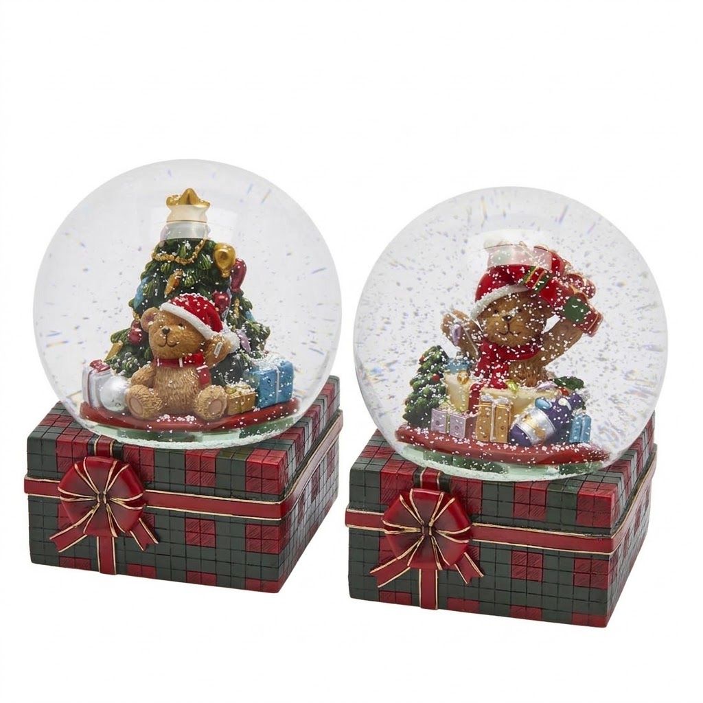 bola de nieve regalo BOLA DE NIEVE OSO CAJA REGALO - Imagen 1